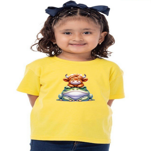 Cow & Frog Toddler Tee