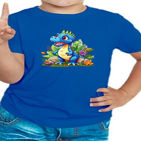 Little Blue Dinosaur *Toddler T-Shirt