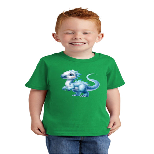 Blue & White Dinosaur *Toddler T-Shirt