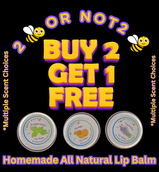 BDS *2 Bee Or Not 2 Bee Lip Balm *Multiple Choices .4oz Tin