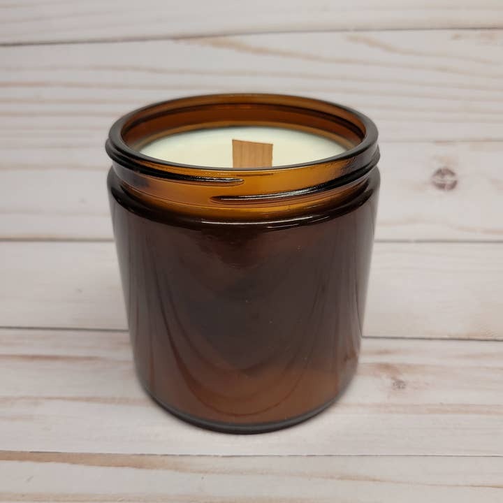 BDG Havana Nights *9oz Soy & Wax Candle, Amber Jar & Wood Wick