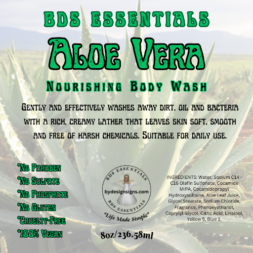 BDS Aloe Vera Nourishing Body Wash (8oz)