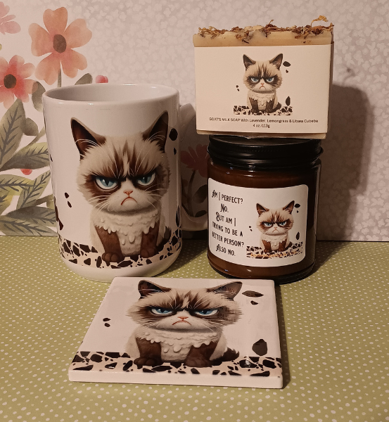 BDS "Angry Cat" Gift Set