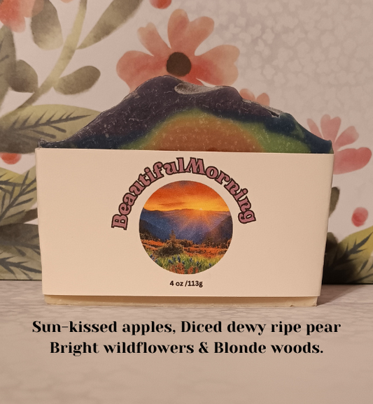 BDS Beautiful Morning *Vivid Natural Goats Milk Soap (4oz)