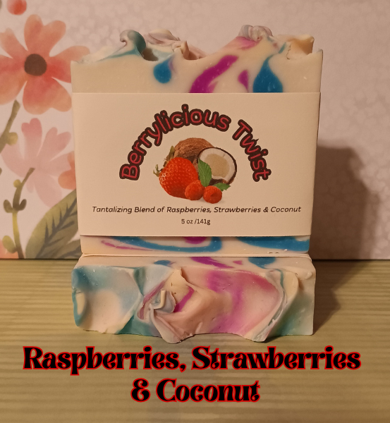 BDS Berrylicious Twist *Handmade Natural Soap (5oz Bar)