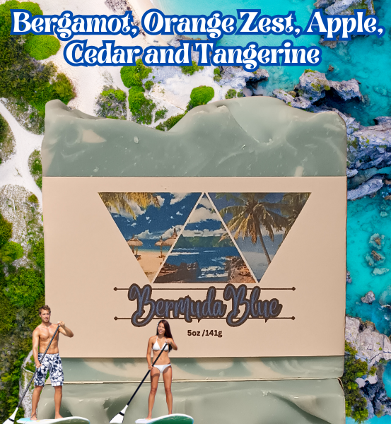 BermudaBlue *Handmade Natural Soap (5oz Bar)