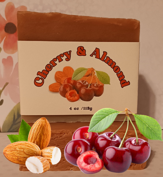 BDS Cherry & Almond *Vivid Natural Goats Milk Soap (4oz)