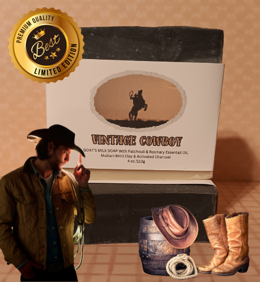 BDS Vintage Cowboy *Handmade Goats Milk Soap (4oz)