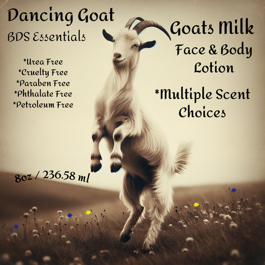 BDS Dancing Goat *Goats Milk Face & Body Lotion (8oz) 5 Scent Options