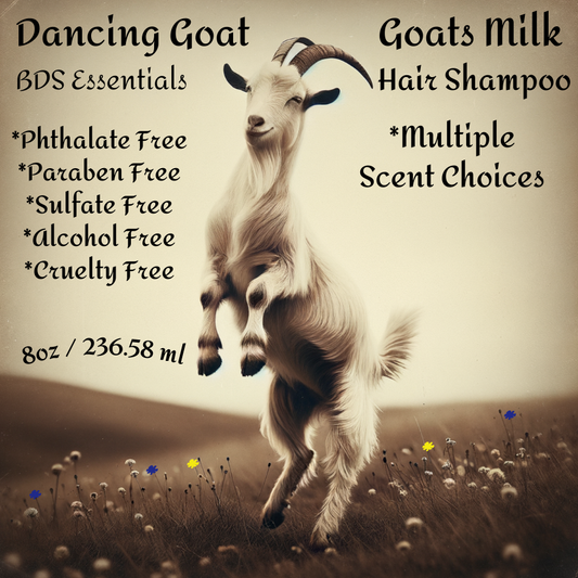 BDS Dancing Goat *Goats Milk Hair Shampoo (8oz) 5 Scents Options