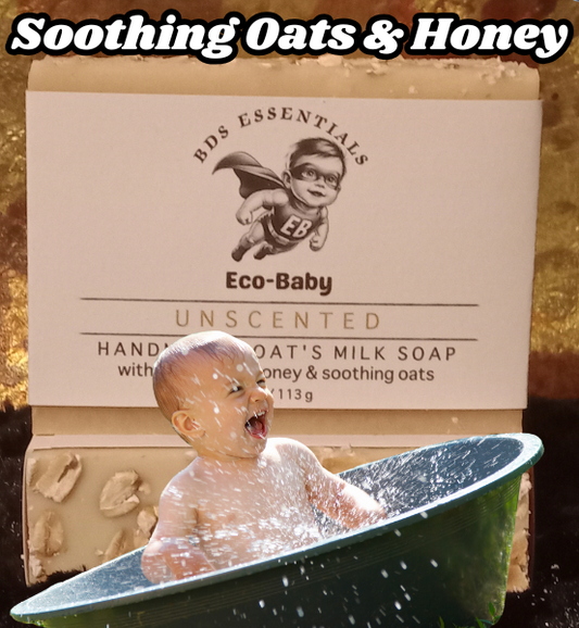 BDS Eco-Baby Natural Baby Soap *Handmade Goats Milk Soap (4oz)