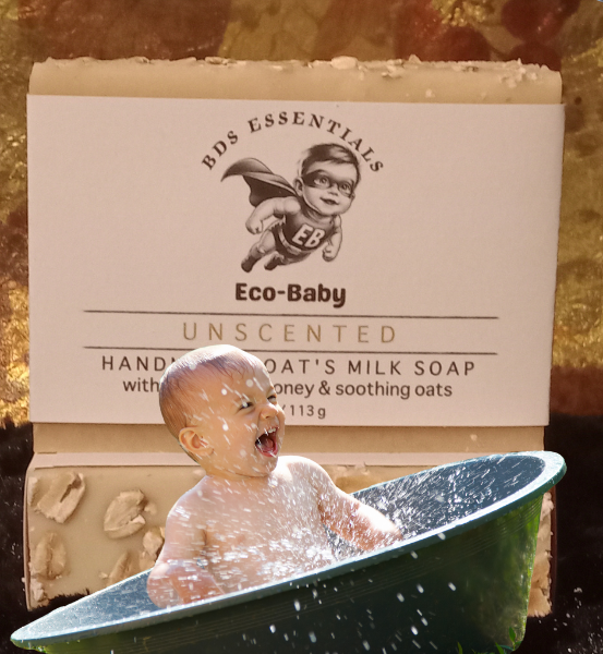 BDS Eco-Baby Natural Baby Soap *Handmade Goats Milk Soap (4oz)