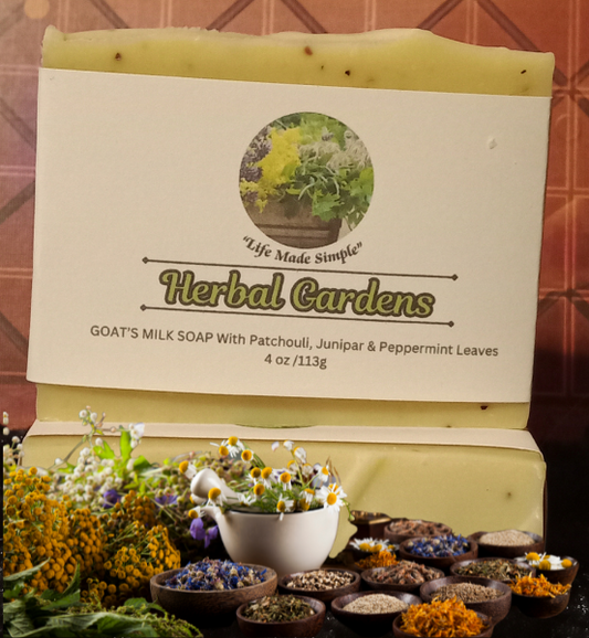 BDS "Herbal Gardens" *Handmade Goats Milk Soap (4oz)