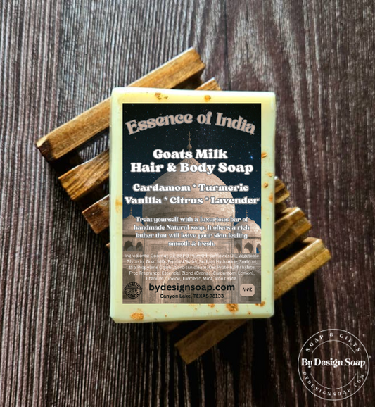 Essence of India *Handmade Goats Milk Glycerin Soap (4oz)