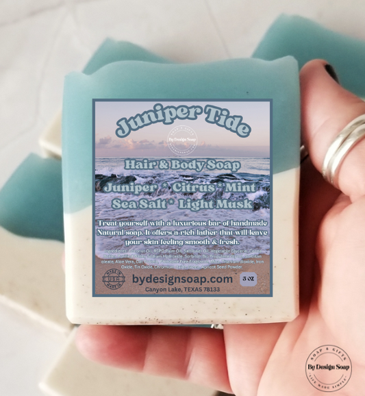 Juniper Tide *Handmade Glycerin Soap (5oz)