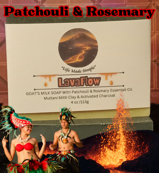 BDS "LavaFlow" *Handmade Goats Milk Soap (4oz)