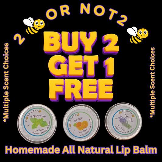 BDS *2 Bee Or Not 2 Bee Lip Balm .04oz Tin