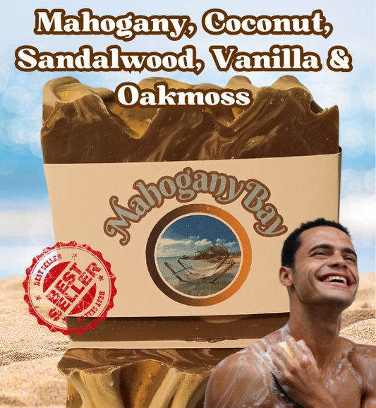 BDS MahoganyBay 4 Men *Handmade Natural Soap (5oz Bar)