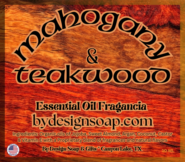 Mahogany & Teakwood * Essential Oil Body Fragrance 4Men (10ml)