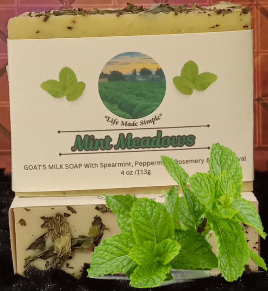 BDS Mint Meadows *Handmade Goat's Milk Soap (4oz)