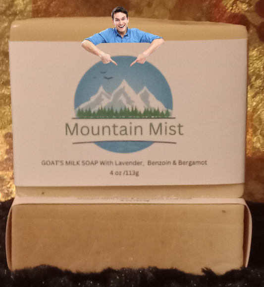 BDS Mountain Mist *Homemade Goat Milk Soap (4oz)