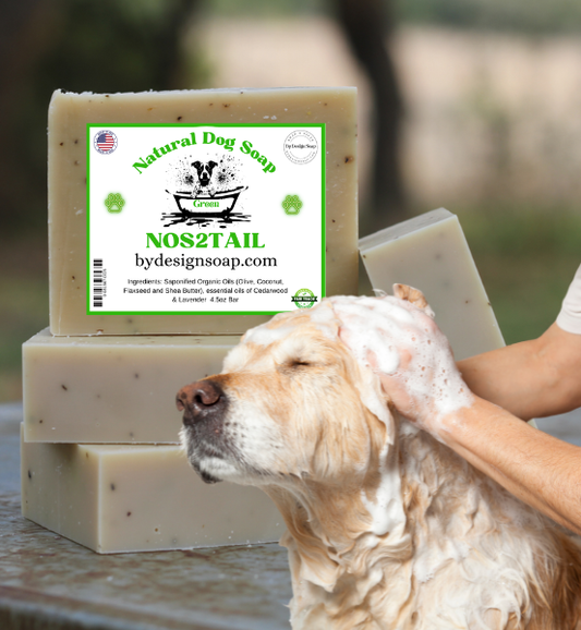 NOS2TAIL Natural Dog Soap (Green Edition) *4.5oz Bar