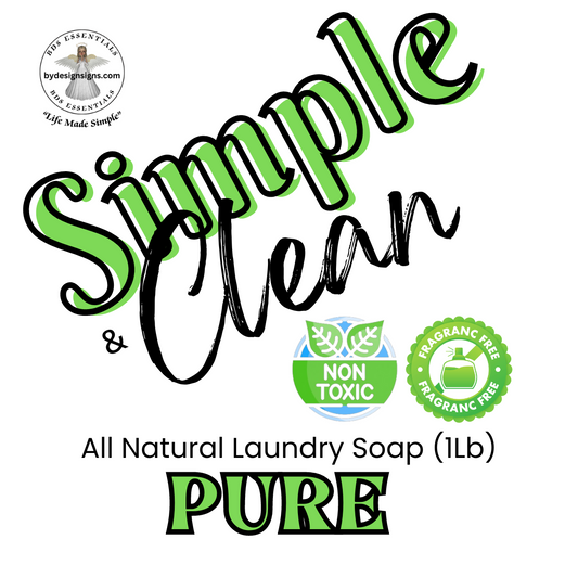 BDS PURE All-Natural Laundry Soap *Unscented (1lb)