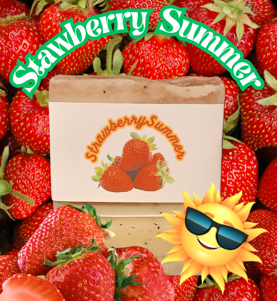 Strawberry Summer *Handmade Natural Soap (4oz)
