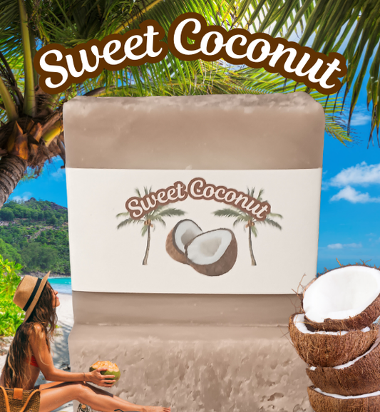Sweet Coconut *Handmade Natural Soap (5oz)
