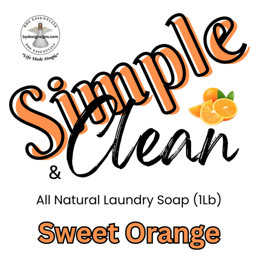 BDS All-Natural Laundry Soap *Sweet Orange (1lb)