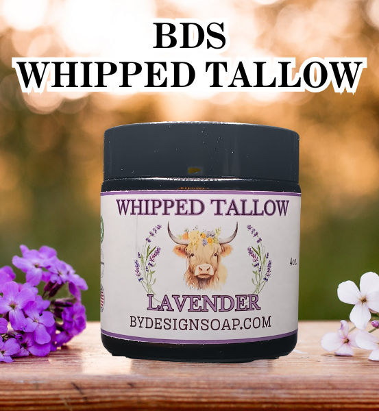 Whipped Tallow (2 & 4oz) Lavender, Sandalwood & Unscented