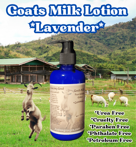 BDS Dancing Goat *Goats Milk Face & Body Lotion *Lavender (8oz)