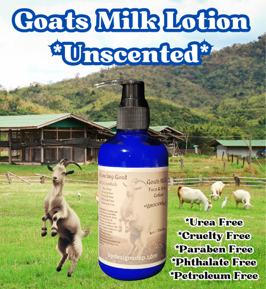 BDS Dancing Goat *Goats Milk Face & Body Lotion *Unscented (8oz)