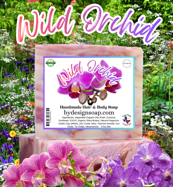 Wild Orchid *Homemade Natural Soap (4.5oz)
