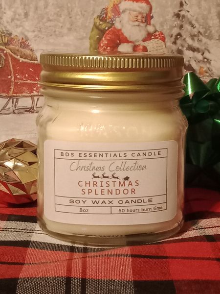 BDS Christmas Splendor *Wood Wick Soy\Wax Candle (8oz)