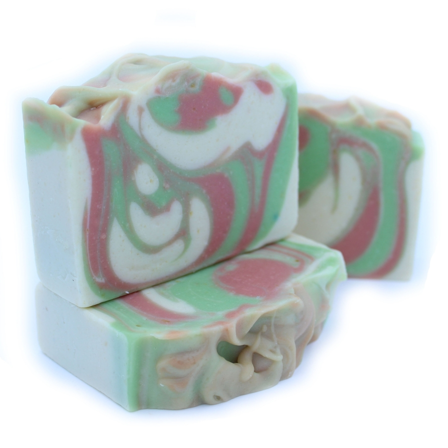 BDS Melon Grooves *Vivid Natural Goats Milk Soap (4oz)